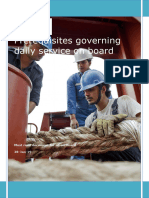 Prerequisites Governing Service On Board - Feb2019