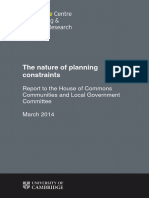 Report On Nature of Planning Constraints v3 0