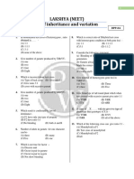 Principles of Inheritance and Variation DPP - 04