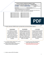 7º Ano - Avaliação de Recuperação - Abg