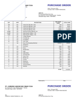 Purchase Order Chiyung