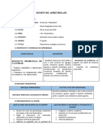 SESIÓN DE APRENDIZAJE Raz. Matematica (Analogias Numericas)