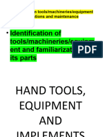 AREA 1 - Farm Toolsmachineriesequipment Operations and Maintenance