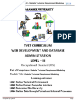 UC - Website Technical Requirement Modeling