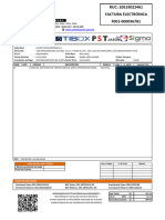 RUC: 20519022461 Factura Electrónica F001-000036781: Consorcio Electrico Industrial S.A.C