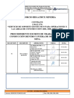 200.01.3731.HGX - PET-002 - Conduccion Dentro Operaciones Mina y Fuera de Operaciones Mina