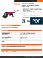 Carretilla 6 ft3 Neumática, Bastidor Tubular, Truper: CÓDIGO: 11776 CLAVE: CAT-60ND