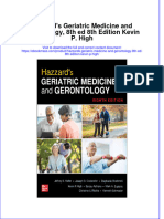 Hazzard's Geriatric Medicine and Gerontology, 8th Ed 8th Edition Kevin P. High Full Chapter Instant Download