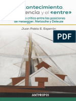 Esperón - El Acontecimiento, La Diferencia y El Entre . Contraste Crítico Entre Las Posiciones de Heidegger, Nietzsche y Deleuze