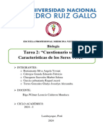 CUESTIONARIO2caracteristicas de Los Seres Vivos - MV