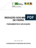 Apostila Reducao Dos Minerios de Ferro CEFETES