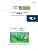 Lecture 10 - Energy Efficiency and Renewable Energy