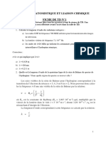 Fiche de TD N°2 (Chimie)