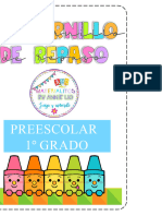 Cuadernillo de Repaso PREESCOLAR 1ero