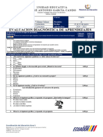 Eval Diagnóstica de Aprendizajes Escuela