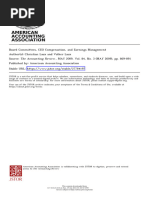 2009 - TAR - C Laux, V Laux - Board Committees, CEO Compensation, and Earnings Management