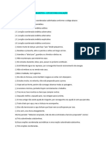 Lista de Exercícios de Gramática