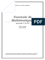 BCA - Fascicule de - Mathématiques - SC