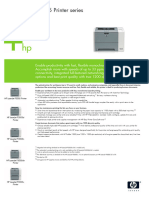 HP p3005 Printer Specs