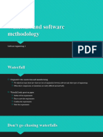 Waterfall and Software Methodology