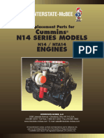 Cummins N14 Series Models Engines: Replacement Parts For