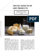 Therapeutic Effects of Dairy Products