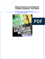 Full Download Hands-On Ethical Hacking and Network Defense 1st Edition Simpson Test Bank All Chapter 2024 PDF