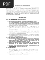 Contrato de Arrendamiento Orona