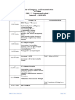 Course Calendar Sem 1 2020 - 2021