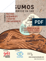 Caderno de Resumos - XXII Congresso Da SAB - Ecos de Um Theatro Assombrado