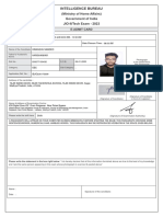 Admit Card