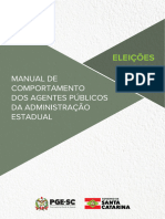 Manual de Comportamento Dos Agentes Publicos Da Administracao Estadual para As Eleicoes Municipais de 2024