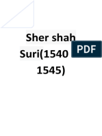 Administrative Reforms of Sher Shah Suri (CSS/PMS)