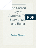 The Sacred City of Ayodhya: The Story of Sita and Rama