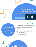 Chapter 10 Measures of Central Tendency