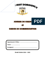 Journal de Classe Prmaire 2024-2025