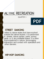 Active Recreation