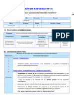 SESIÓN 1 DE REFUERZO - Ciclo VII - 3º4º