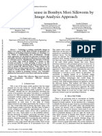 Detection of Disease in Bombyx Mori Silkworm by Using Image Analysis Approach