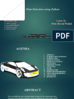 Vehicle Number Plate Detection