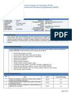 Course Outline - EE-227 Electronics Engineering