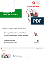 Lideres Digitales 2. Tema 1. Uso de Internet y Seguridad