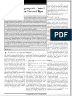 CH 01-03 Application of Appropriate Project Controls Tools For Contract Type