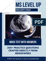 February 2024 Mock Test WITH Answers