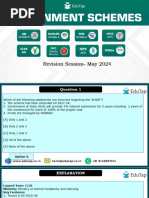 14th June 2024-Revision Session - Government Scheme