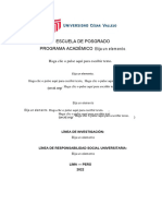 Matriz de Proyecto de Investigación Actualizada A Abril Del 2022