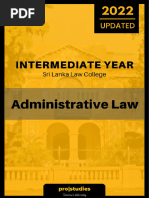 Administrative Law 2022 Note ProStudies