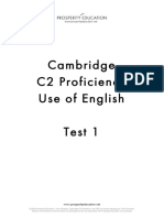 (Prosperity) C2 Use of English Tests 01-10