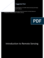 Lecture 1 - Introduction To Remote Sensing