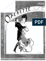 Operetta - Coward - Operette - Vocal Score - Operetta